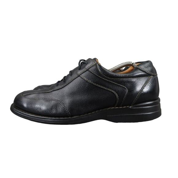 Johnston & Murphy Shoes Men 10 Oxford Leather Shuler Athletic Black Comfort Work main image 16